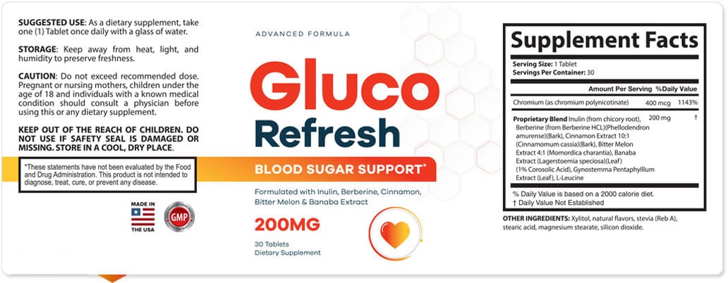 gluco refersh official website